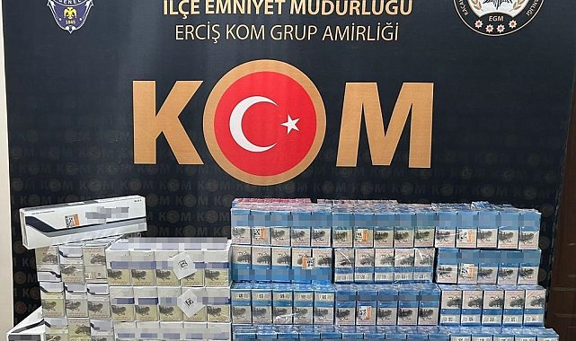 Van'da 2 bin 930 paket kaçak sigara ele geçirildi