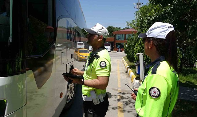 Van'da trafik ekiplerinden 'Kurban Bayramı' denetimi