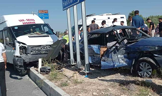 Van'da trafik kazası: 5 yaralı