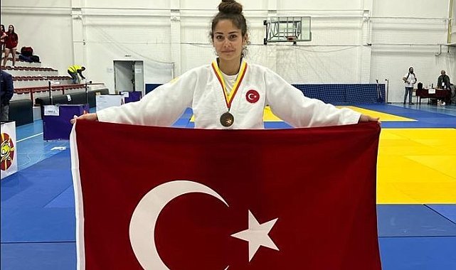 Vanlı Sinem Aydın Makedonya'dan bronz madalyayla döndü