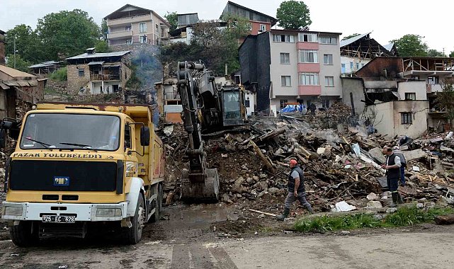 Yangında zarar görenlere 125 bin nakdi destek