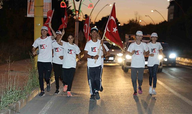 Ağrı'da "15 Temmuz Sancak Koşusu" düzenlendi