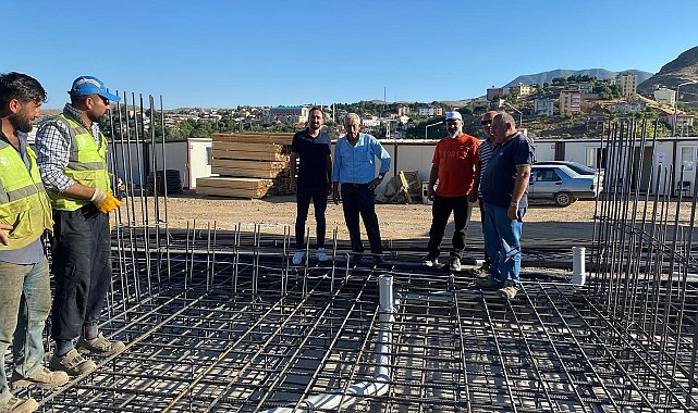 Arapgir'deki TOKİ konutlarında çalışmalar sürüyor