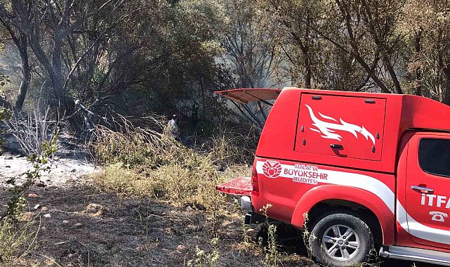 Arguvan'da bahçe yangını