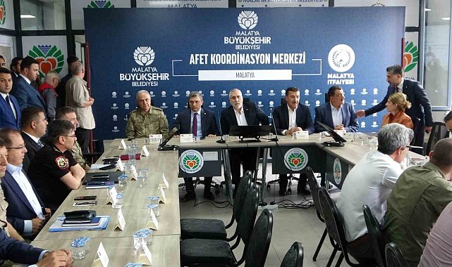 Bakanı Işıkhan Malatya'da Afet Koordinasyon Toplantısına katıldı