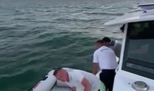 Barajda mahsur kalan vatandaşı jandarma kurtardı