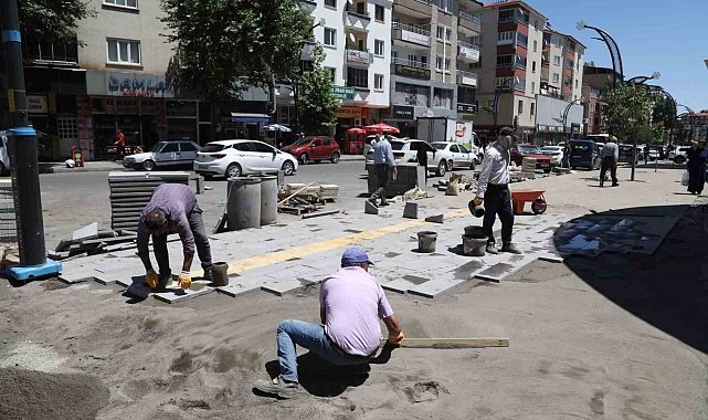 Bingöl belediyesi üst yapı çalışmalarına hız verdi
