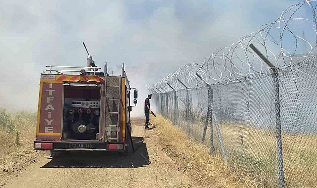 Bingöl'de çıkan örtü yangını söndürüldü