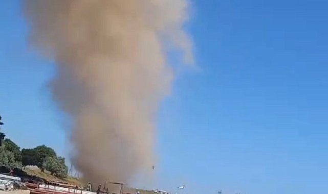 Bitlis'te oluşan dev hortum korkuttu