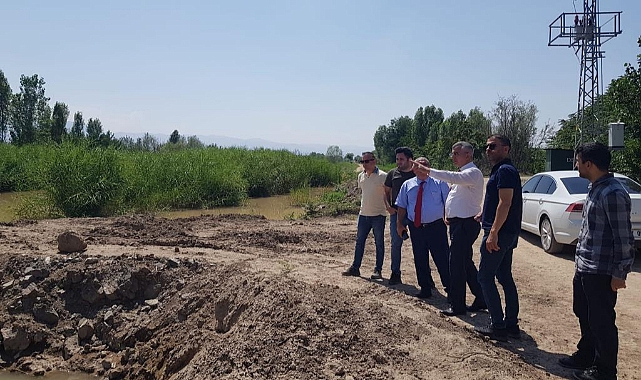 DSİ Bölge Müdürü Kotan, çalışmaları yerinde inceledi