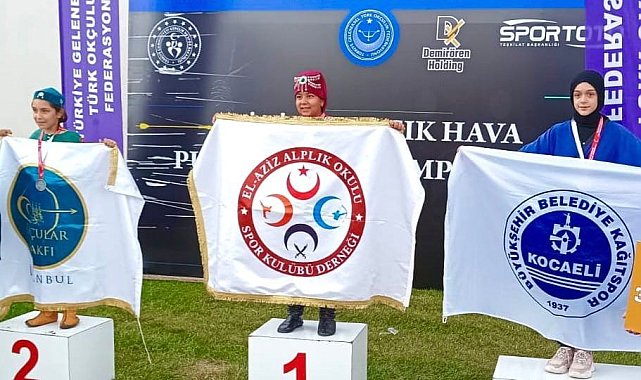 Buğlem Sare, 47 isabetli ok atışıyla Türkiye birincisi oldu