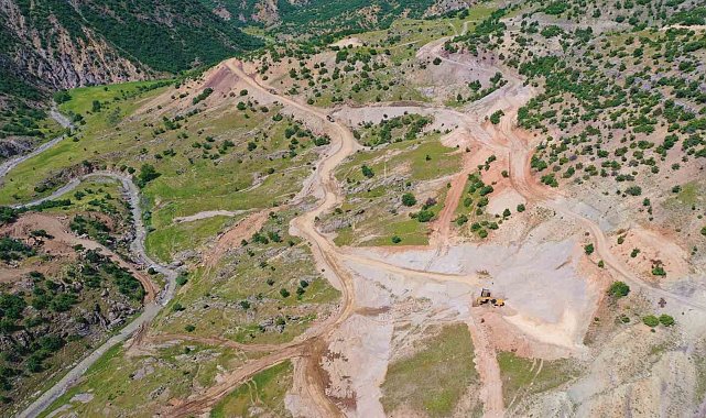 Cevizlidere Barajı'nda çalışmalar sürüyor