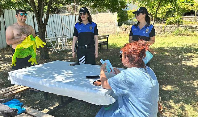 Doğu ve Güneydoğu'nun akın ettiği gölde polisten, boğulmalara karşı uyarı