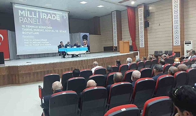 EBYÜ tarafından "15 Temmuz Milli İrade Paneli" düzenlendi