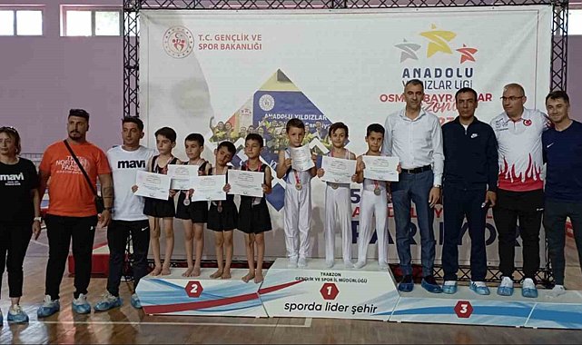 Elazığ takımı cimnastikte grup birincisi oldu