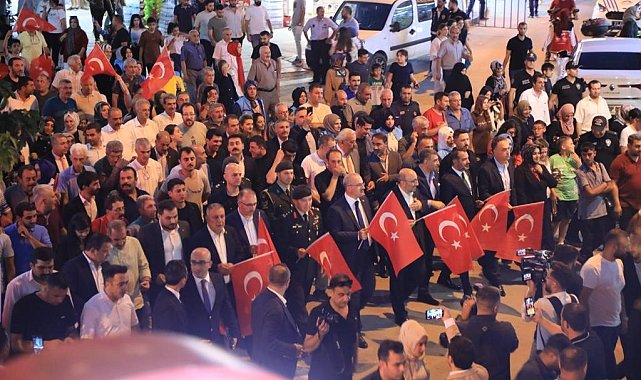 Elazığ'da 15 Temmuz Demokrasi ve Milli Birlik Günü anma töreni