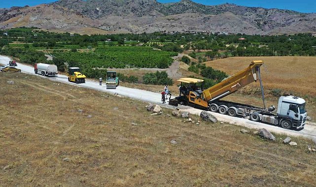 Elazığ'da SSB yol çalışmaları başladı