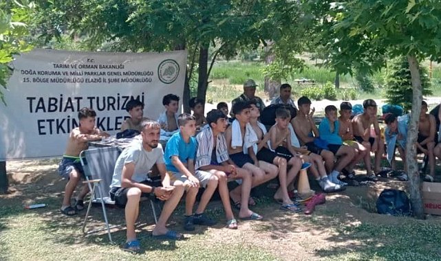 Elazığ'da tabiat parkı eğitimleri sürüyor
