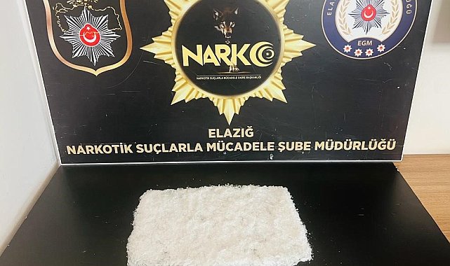 Elazığ'da uyuşturucu taciri tutuklandı