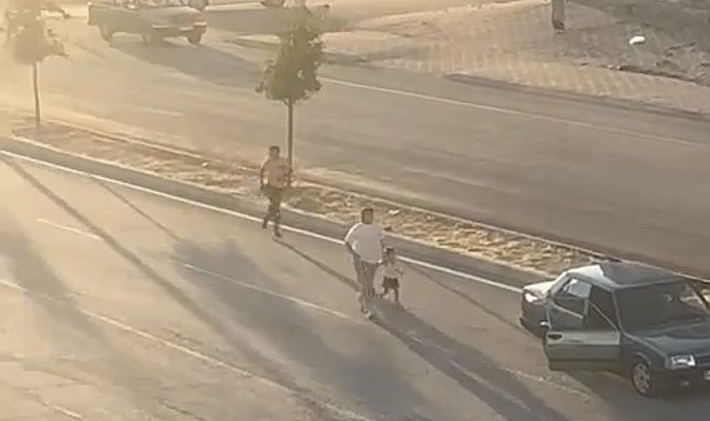 Elazığ'da yayaya çarpan sürücü kaçtı, o anlar kameraya yansıdı