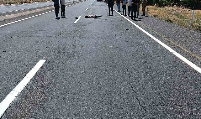 Elazığ'da yolun karşısına geçmeye çalışan yayaya araç çarptı