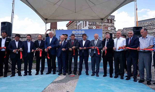 Erzurum Kültür-Sanat Evi ziyarete açıldı