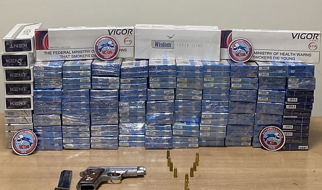 Erzurum'da kaçak sigara operasyonu