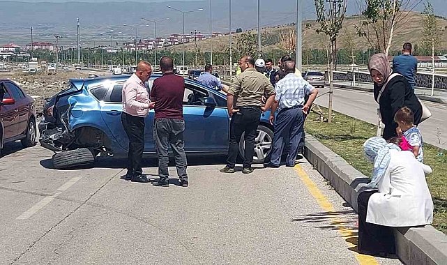 Erzurum'da trafik kazası: 2 yaralı
