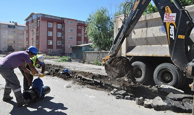 ESKİ'den 38 km kanalizasyon hattı