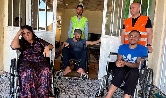 Hakkari Yeşilova'daki engeliler sevindirildi
