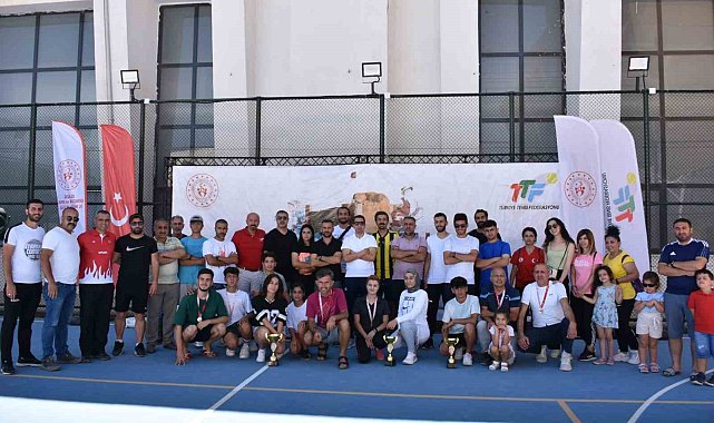 Harput Cup Tenis Turnuvası sona erdi