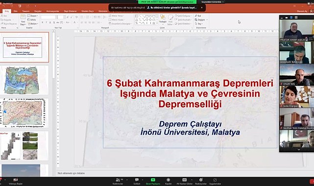 İnönü Üniversitesi'nin ev sahipliğinde 'Deprem Çalıştayı' düzenlendi