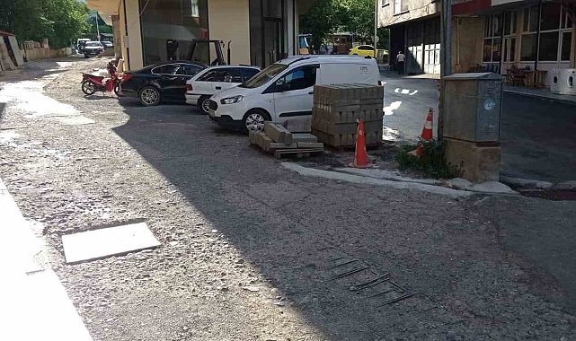 İspir'de yollar köstebek yuvasına döndü