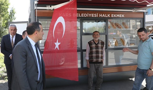 Kars Belediyesi Halk Ekmek Büfelerini yeniledi