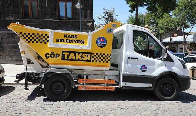 Kars Belediyesi'nde 'çöp taksi' hizmete girdi