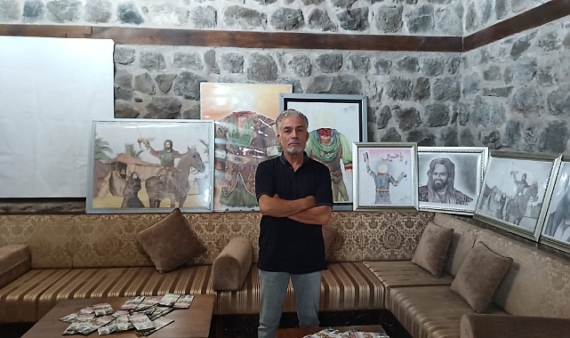 Kars'ta Kerbela ve Aşura temalı resim sergisi açıldı