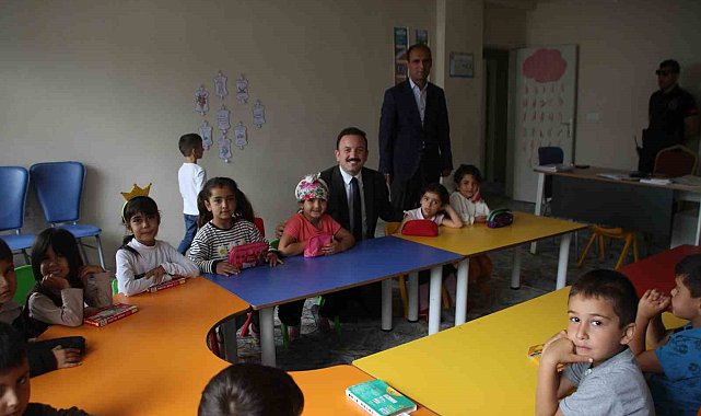 Kaymakam Bayram'dan yaz Kur'an kursu öğrencilerine ziyaret