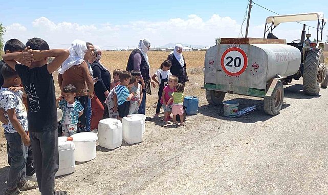 Kuraklık içme suyunu vurdu: 700 hanelik köy susuz kaldı