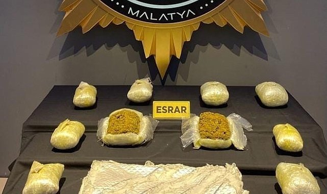 Malatya'da uyuşturucu operasyonunda 2 tutuklama
