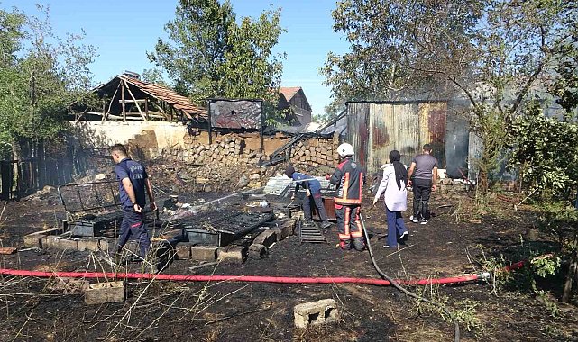 Malatya'da yangın sonrası meydana gelen patlama paniğe neden oldu