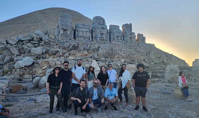 Nemrut dağına hayran kaldılar