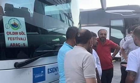 Otobüsler festival için yola çıktı