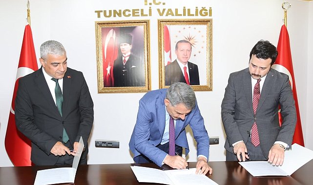 Tunceli'de 550 kapasiteli yurt için protokol imzalandı