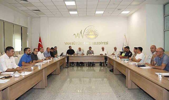 Van Büyükşehir Belediyesi Temmuz ayı UKOME toplantısı yapıldı