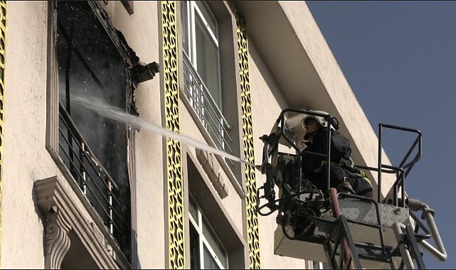 Van'da korkutan yangın: Bir kişi dumandan etkilendi