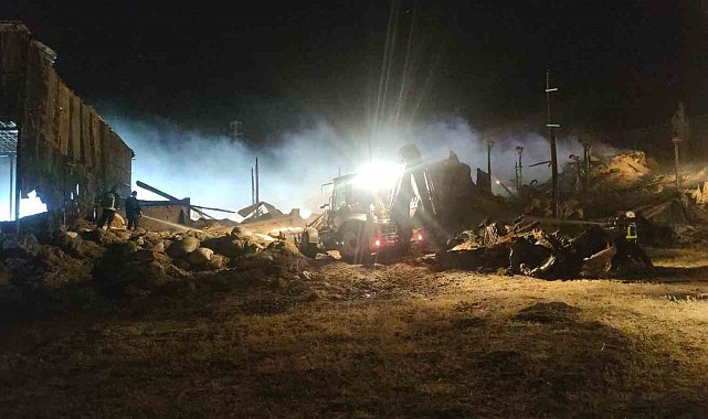 Van'da korkutan yangın söndürüldü