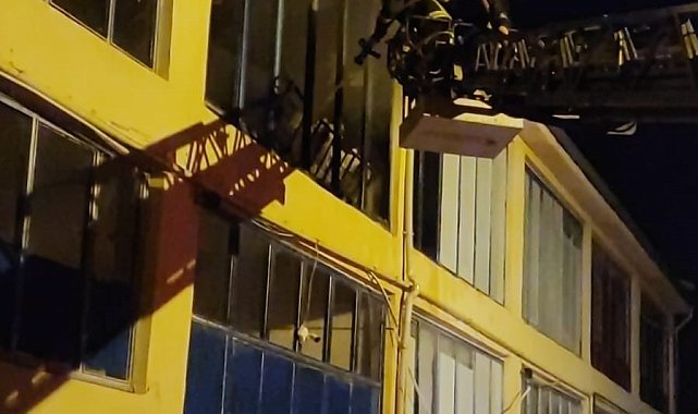 Van'da korkutan yangın