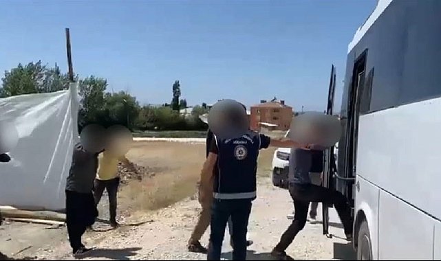 Van'da operasyon: Yer kazılarak yapılan metruk yapıda saklanan düzensiz göçmenler yakalandı