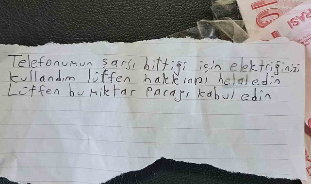 Vefalı harekete hastaneden teşekkür