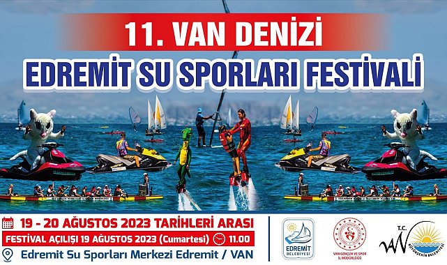 11. Van Denizi Su Sporları Festivali başlıyor